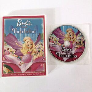 Barbie Presents Thumbelina DVD 2009 Mattel English French Spanish Animation